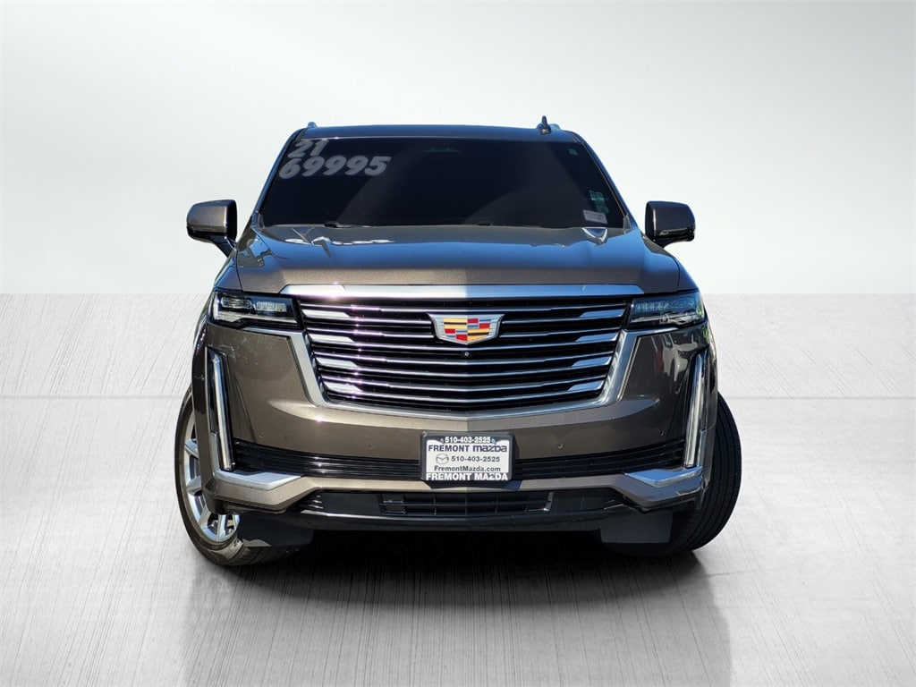 Used 2021 Cadillac Escalade ESV Premium Luxury Platinum with VIN 1GYS4MKL2MR261590 for sale in Newark, CA