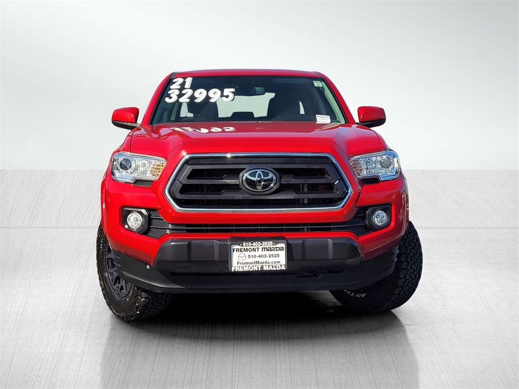 Used 2021 Toyota Tacoma SR5 with VIN 3TMBZ5DN5MM031992 for sale in Newark, CA