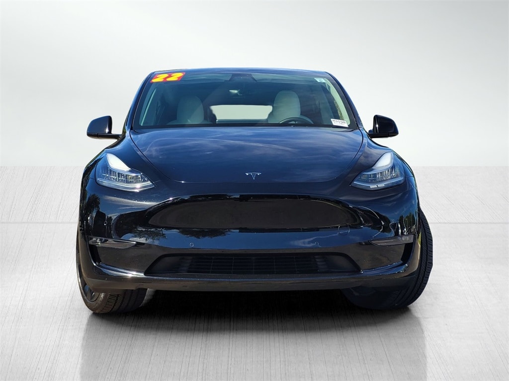 Used 2022 Tesla Model Y Long Range with VIN 7SAYGDEE4NF312697 for sale in Kansas City