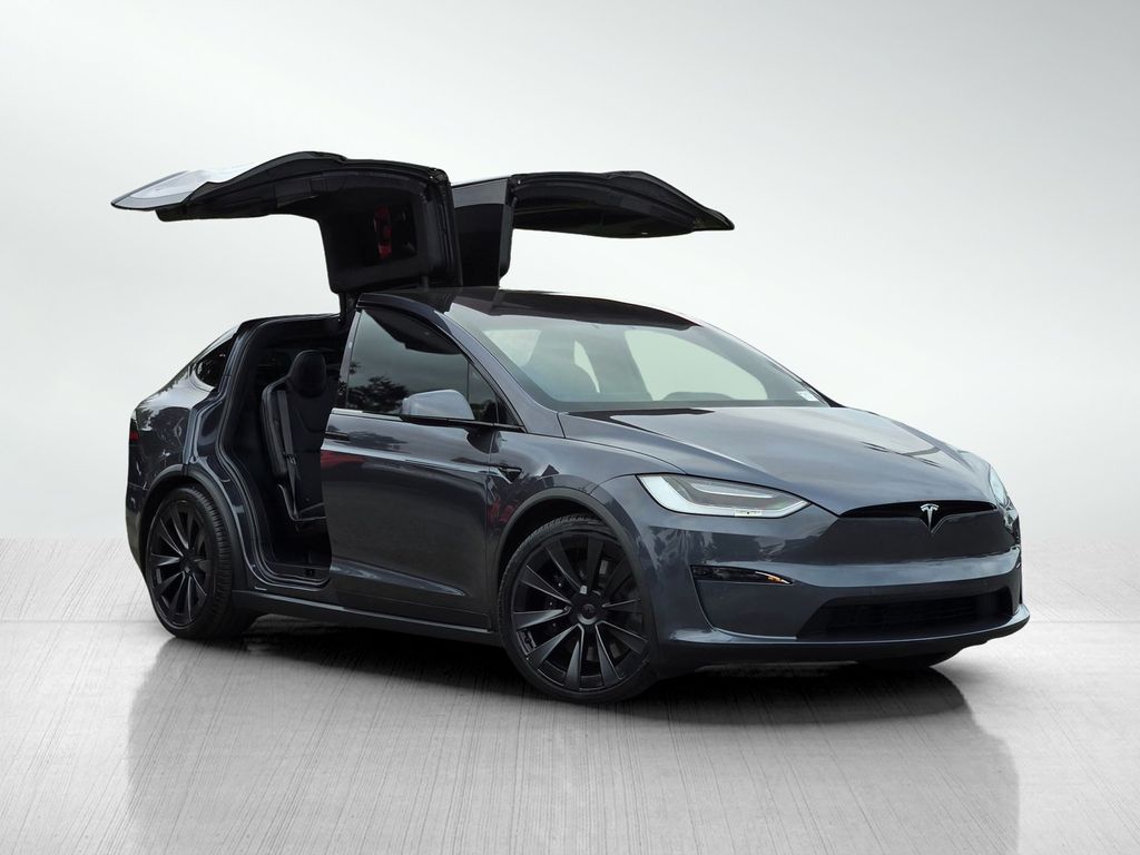 Used 2022 Tesla Model X Long Range with VIN 7SAXCDE52NF359329 for sale in Newark, CA
