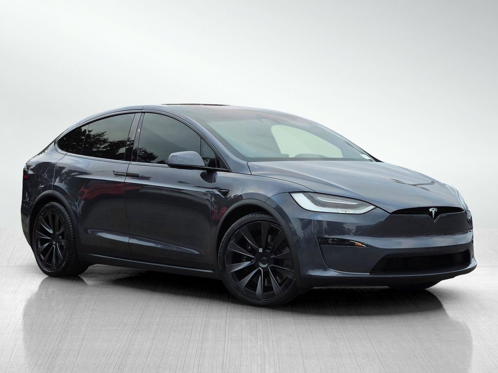 Used 2022 Tesla Model X Long Range with VIN 7SAXCDE52NF359329 for sale in Newark, CA
