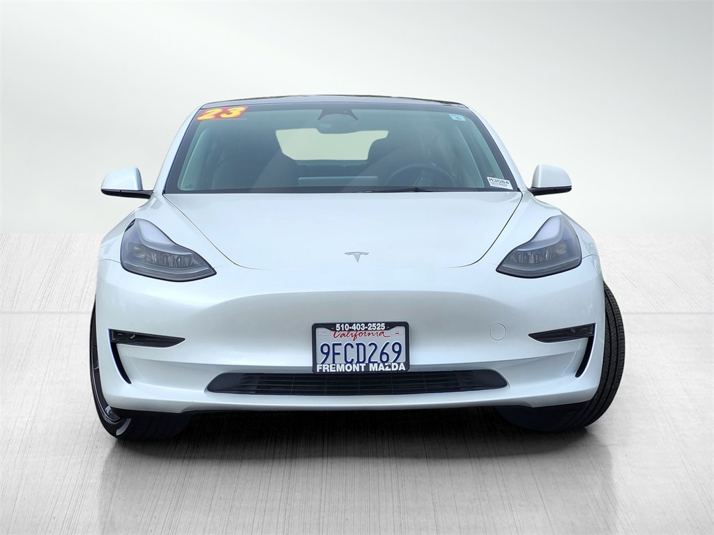 Used 2023 Tesla Model 3 Base with VIN 5YJ3E1EA1PF476629 for sale in Newark, CA