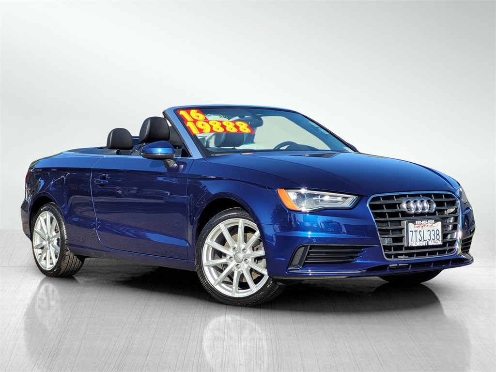 Used 2016 Audi A3 Cabriolet Premium with VIN WAU78LFF5G1080532 for sale in Newark, CA