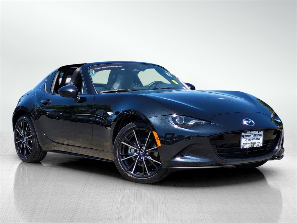 Certified 2024 Mazda MX-5 Miata RF Grand Touring with VIN JM1NDAM75R0607175 for sale in Newark, CA