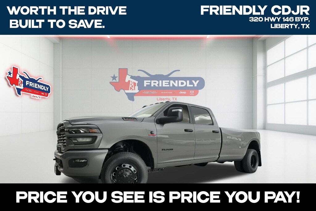 New 2026 Ram 3500 LONE STAR CREW CAB 4X4 8' BOX Pickup