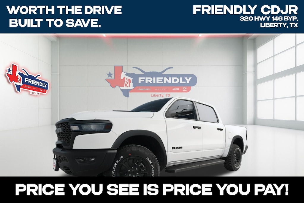New 2026 Ram 1500 REBEL CREW CAB 4X4 5'7 BOX Pickup