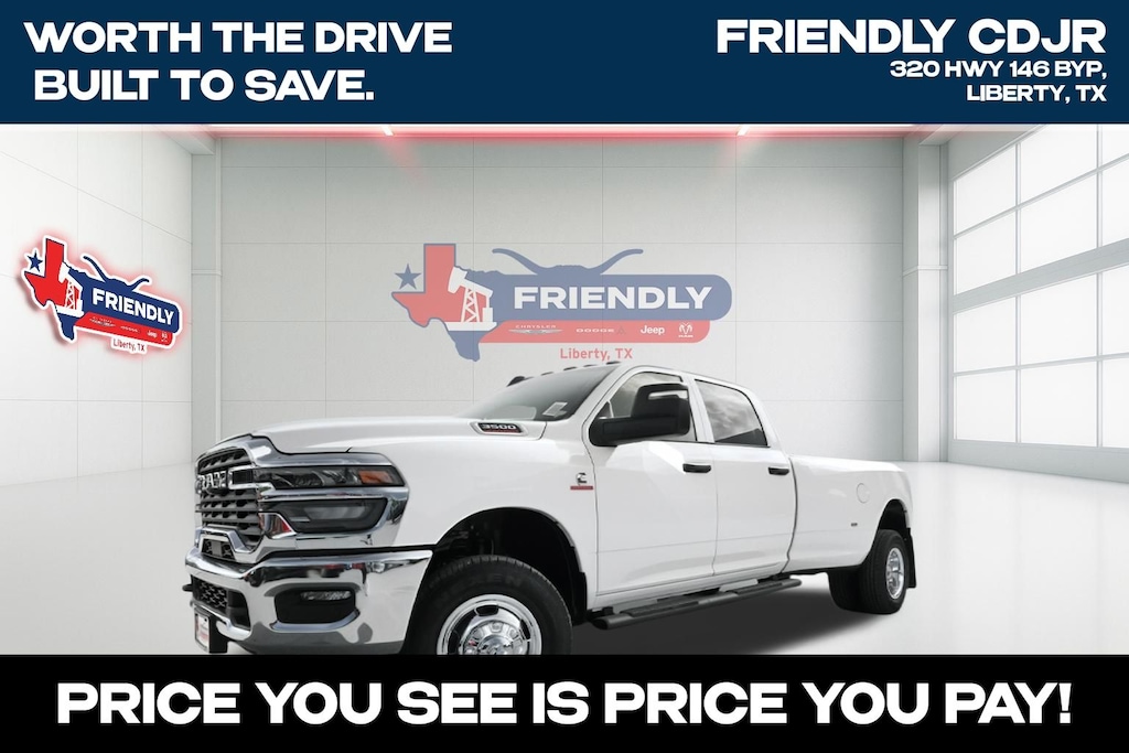 New 2026 Ram 3500 TRADESMAN CREW CAB 4X4 8' BOX Pickup