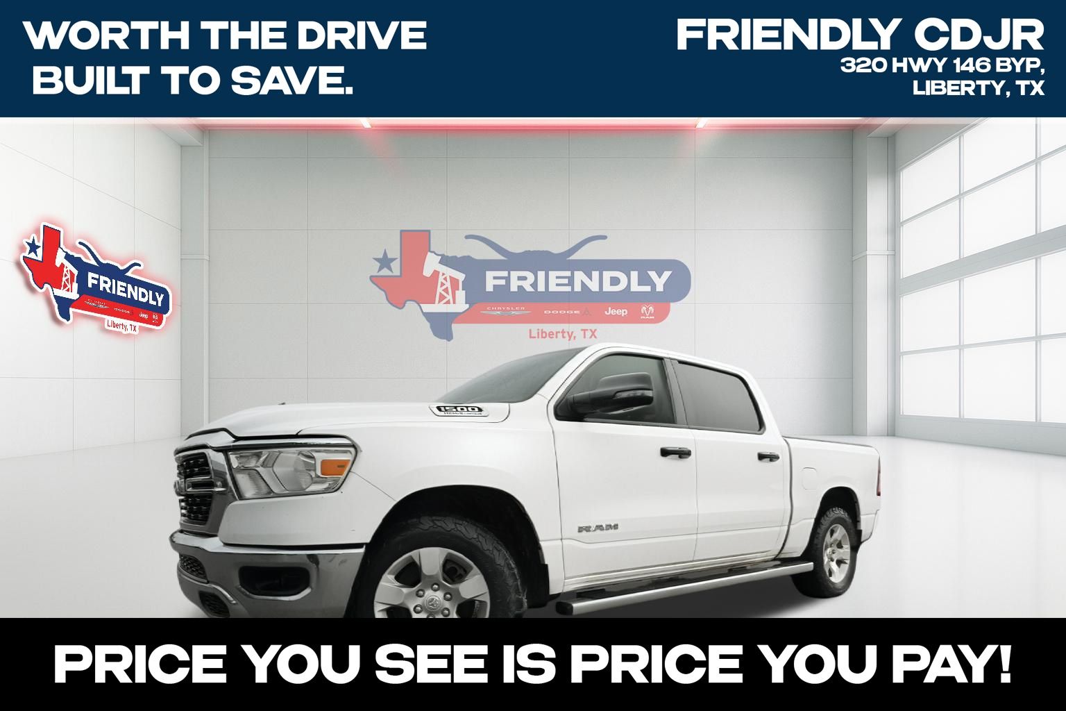 2023 RAM 1500 Big Horn/Lone Star 4x4 Crew Cab 5'7's photo