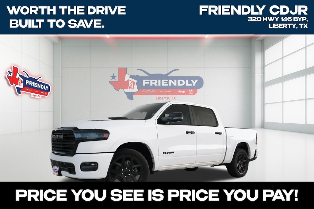 New 2026 Ram 1500 LARAMIE CREW CAB 4X4 5'7 BOX Pickup