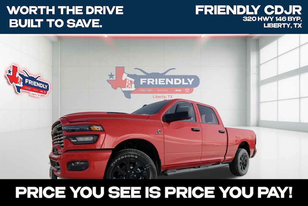 New 2026 Ram 2500 BLACK EXPRESS CREW CAB 4X2 6'4 BOX Pickup