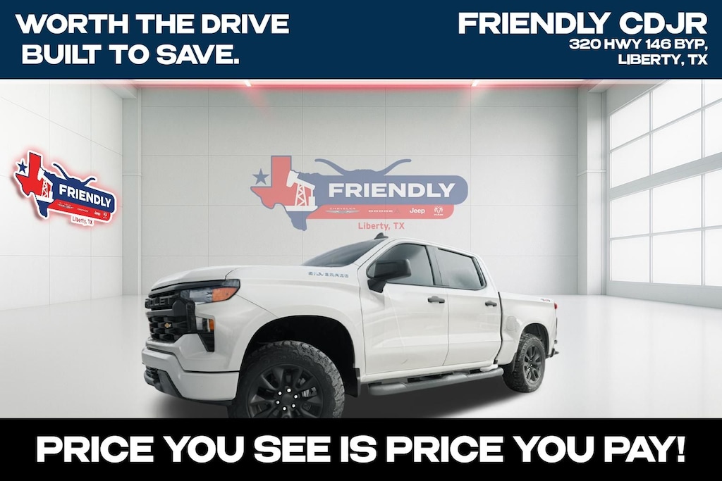 Used 2026 Chevrolet Silverado 1500 Custom Truck Crew Cab