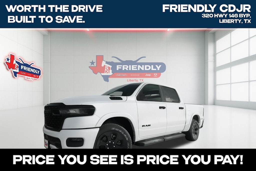 New 2026 Ram 1500 BIG HORN CREW CAB 4X4 5'7 BOX Pickup
