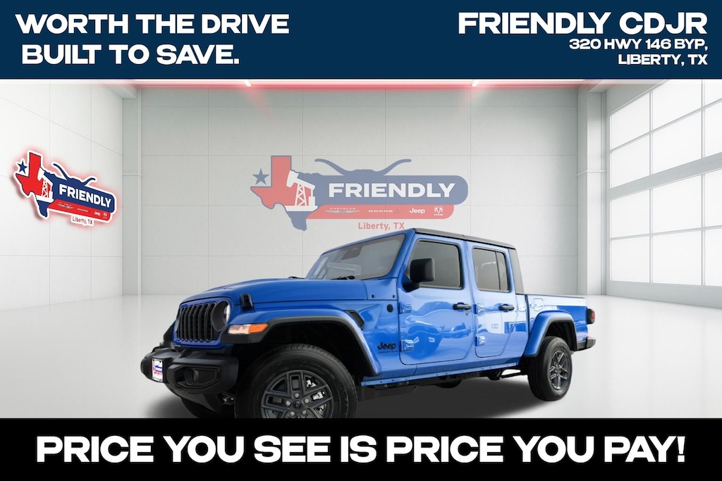 New 2026 Jeep Gladiator SPORT S 4X4 Pickup