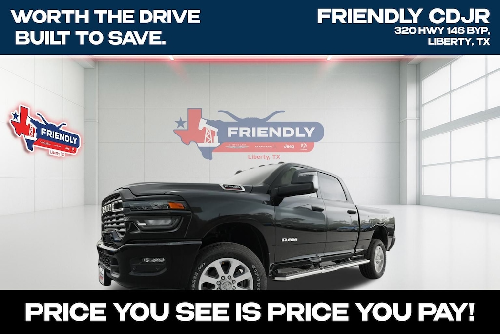 New 2026 Ram 2500 LONE STAR CREW CAB 4X4 6'4 BOX Pickup