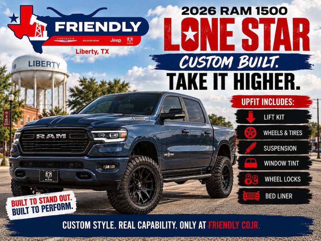 New 2026 Ram 1500 LONE STAR CREW CAB 4X4 5'7 BOX Pickup