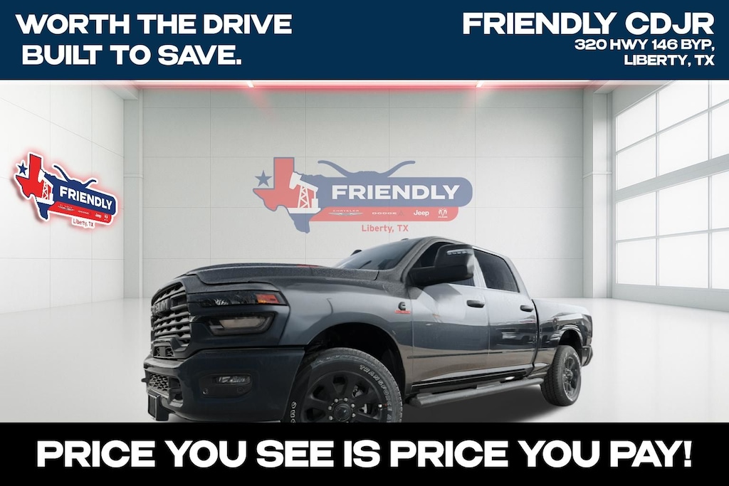 New 2026 Ram 2500 BLACK EXPRESS CREW CAB 4X2 6'4 BOX Pickup