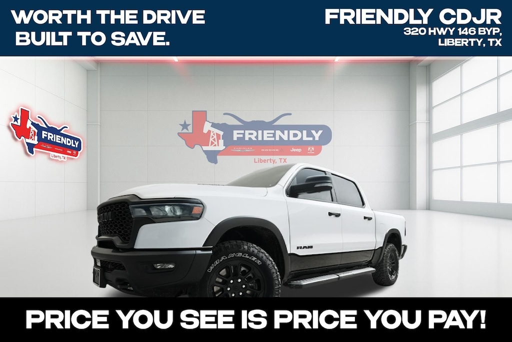 New 2026 Ram 1500 REBEL CREW CAB 4X4 5'7 BOX Pickup