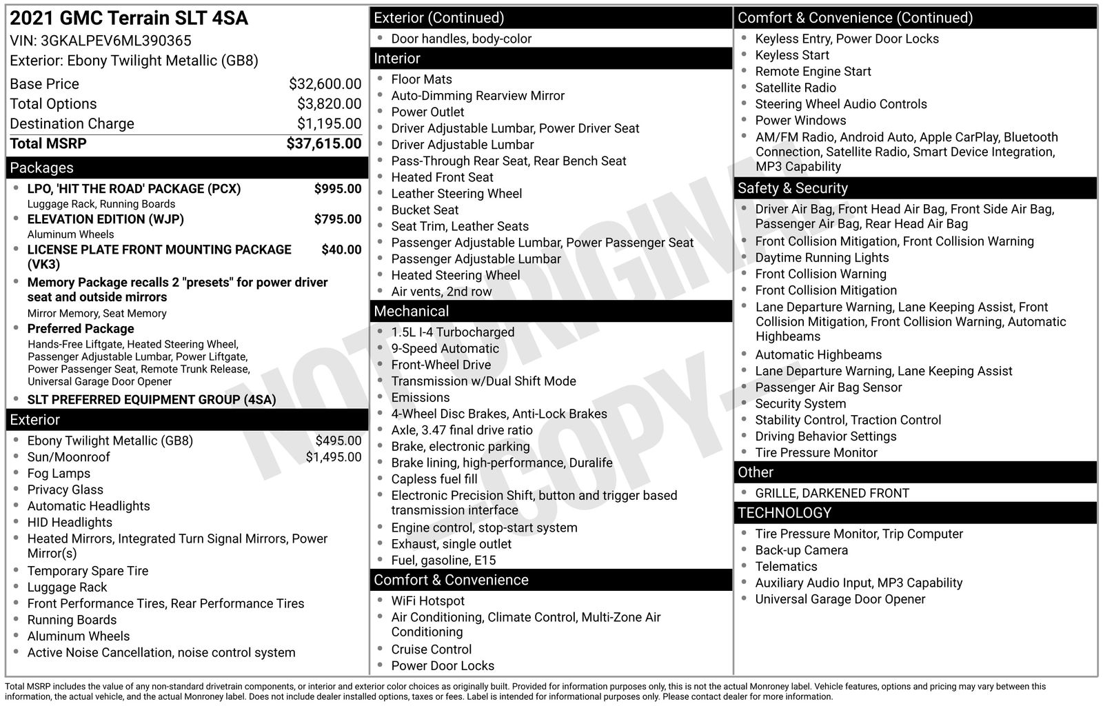 2021 GMC Terrain SLT FWD's photo