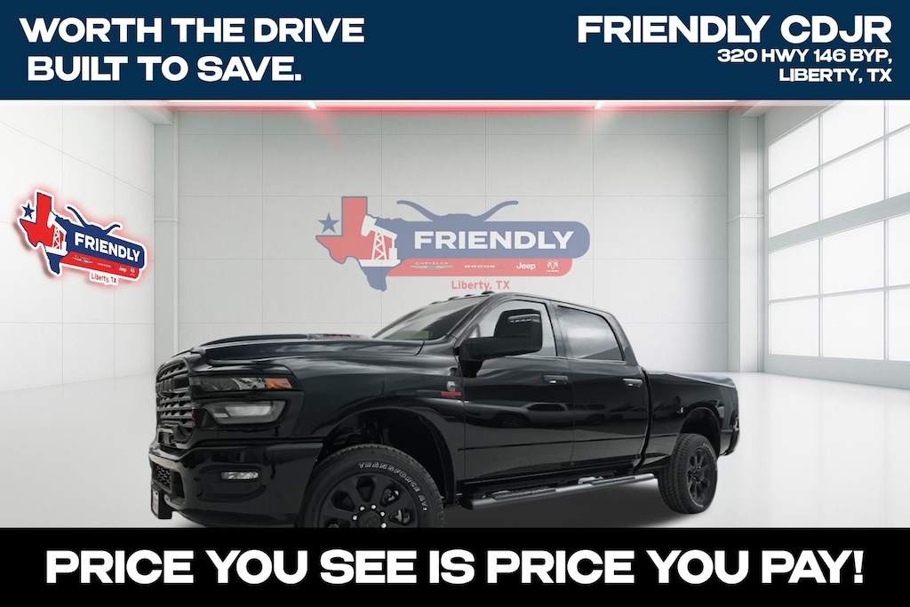 New 2026 Ram 2500 BLACK EXPRESS CREW CAB 4X4 6'4 BOX Pickup