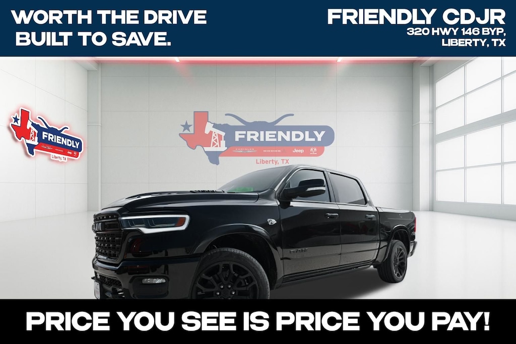 New 2026 Ram 1500 LIMITED CREW CAB 4X4 5'7 BOX Pickup