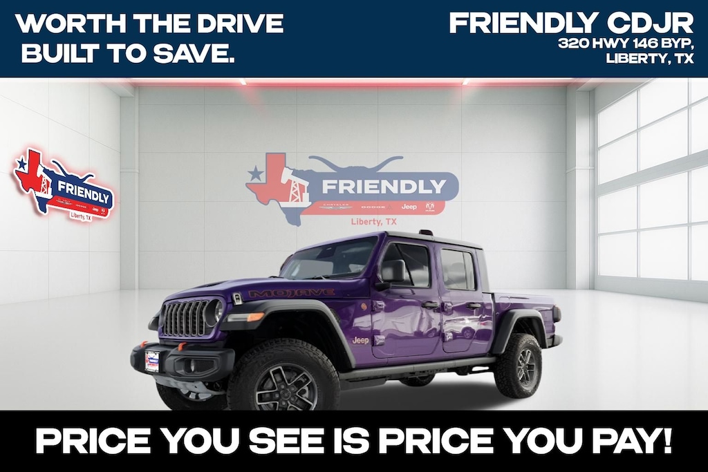 New 2026 Jeep Gladiator MOJAVE 4X4 Pickup