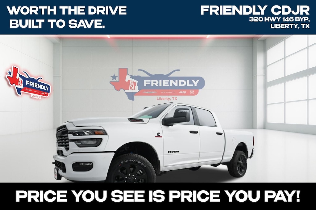 New 2026 Ram 2500 LONE STAR CREW CAB 4X4 6'4 BOX Pickup