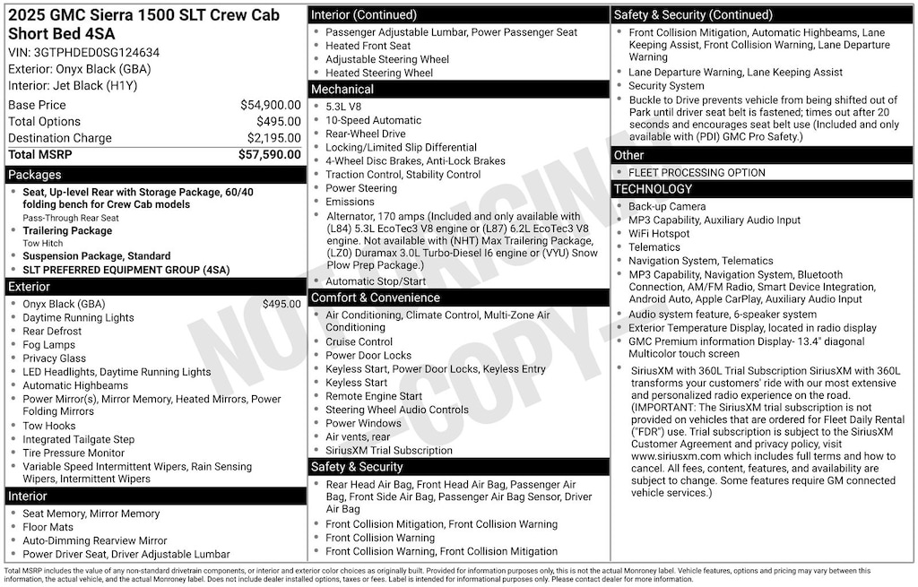 Used 2025 GMC Sierra 1500 SLT Truck Crew Cab