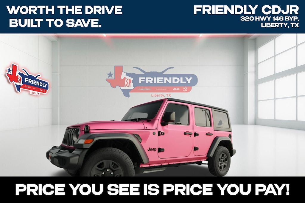 New 2026 Jeep Wrangler 4-DOOR SPORT Sport Utility