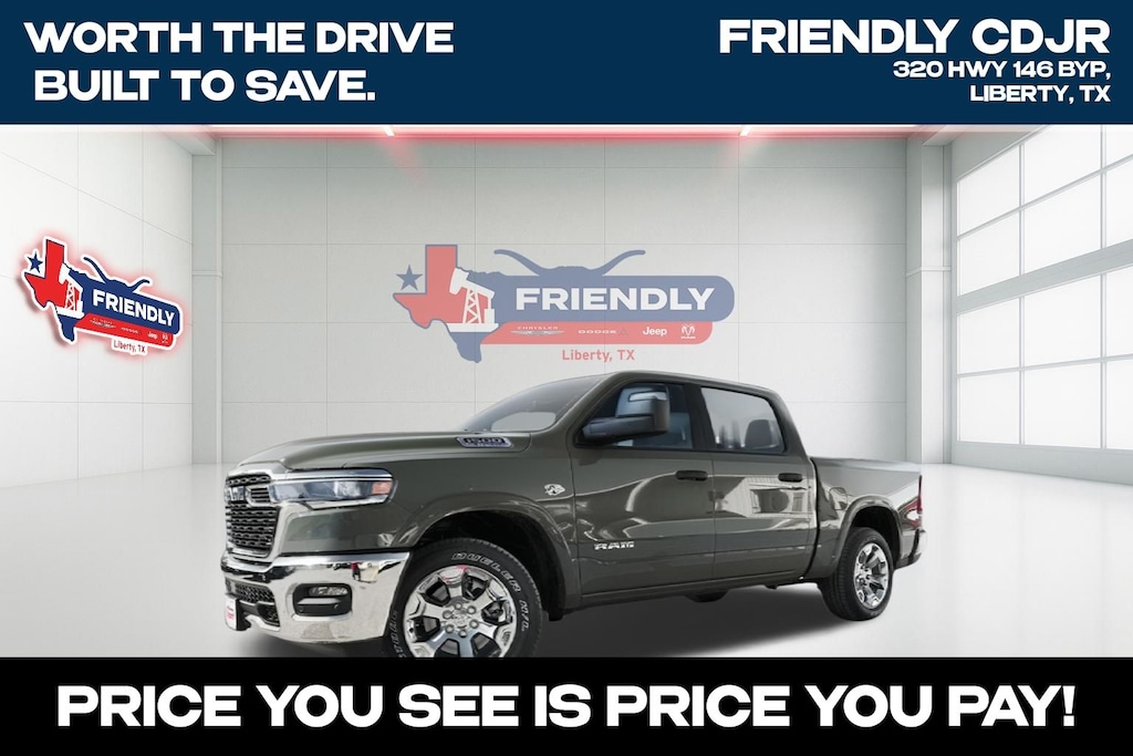 New 2026 Ram 1500 BIG HORN CREW CAB 4X4 5'7 BOX Pickup