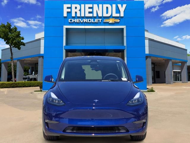 Used 2025 Tesla Model Y Long Range with VIN 7SAYGAEE2SF266541 for sale in Dallas, TX