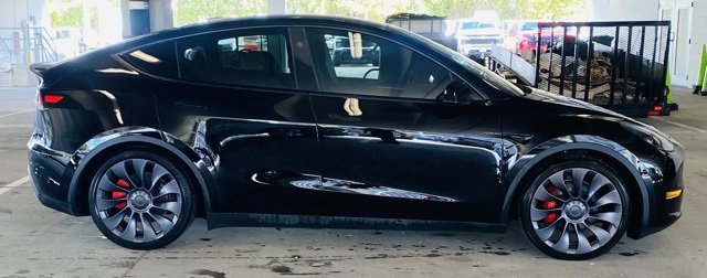 Used 2024 Tesla Model Y Performance with VIN 7SAYGDEF7RF037406 for sale in Dallas, TX