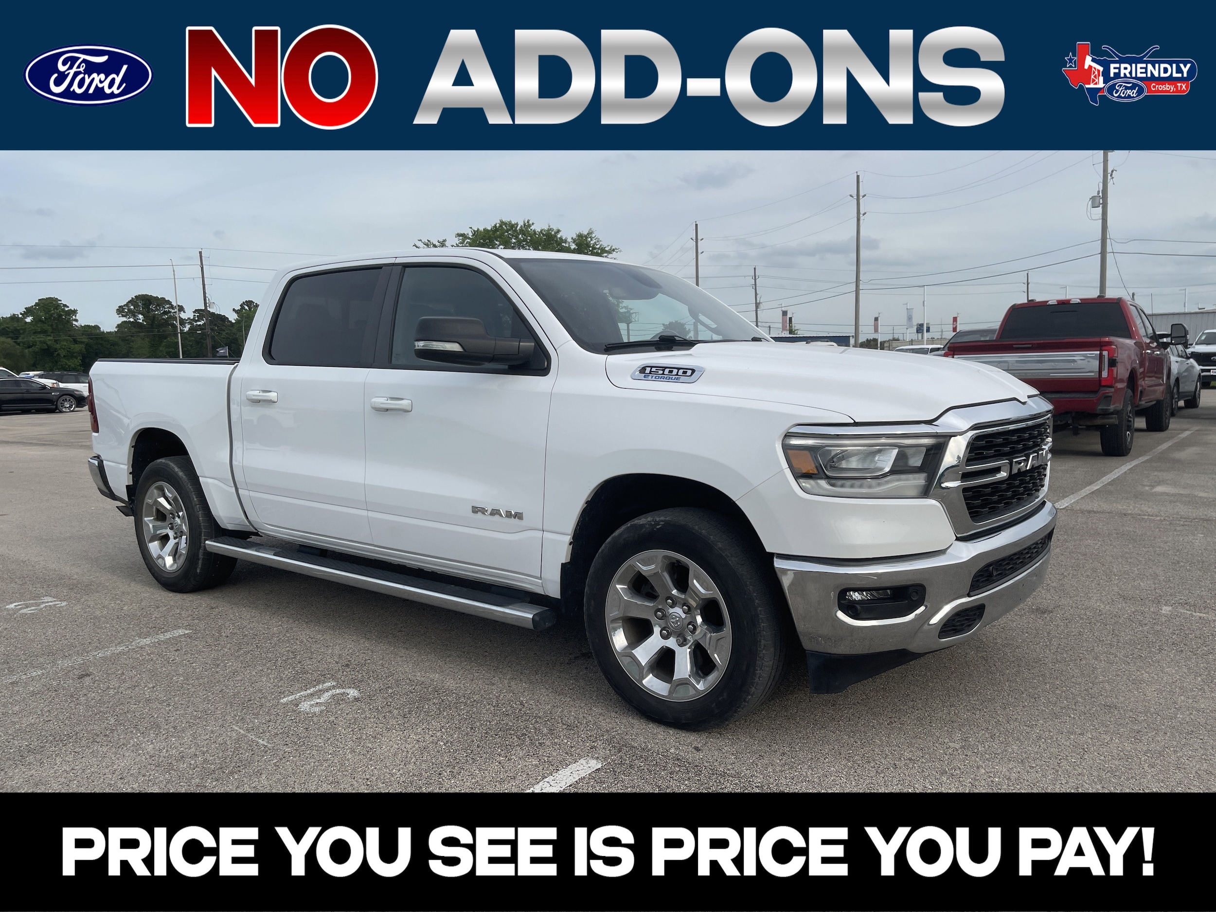 2022 RAM 1500 Big Horn/Lone Star 4x4 Crew Cab 5'7's photo