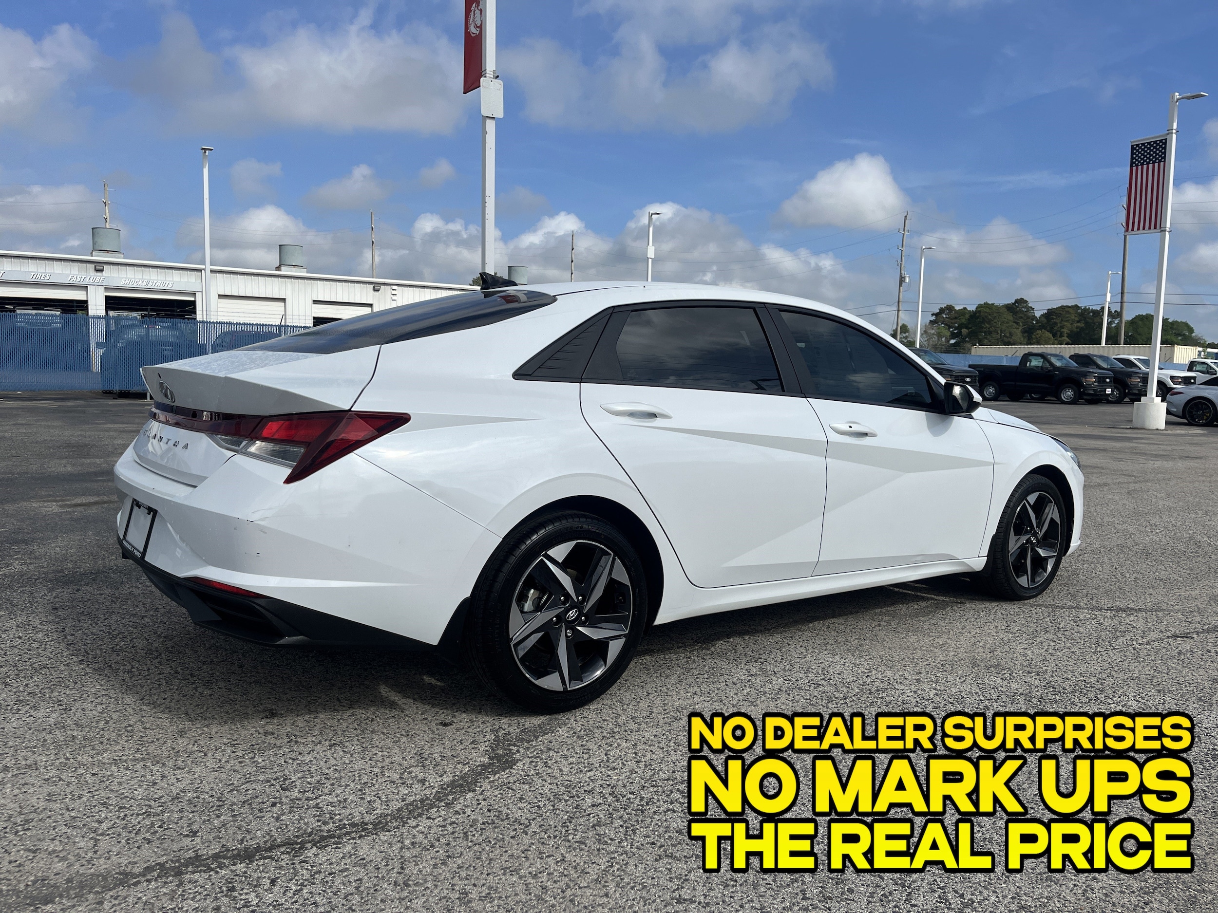 Used 2023 Hyundai Elantra SEL with VIN 5NPLS4AG2PH089612 for sale in Crosby, TX