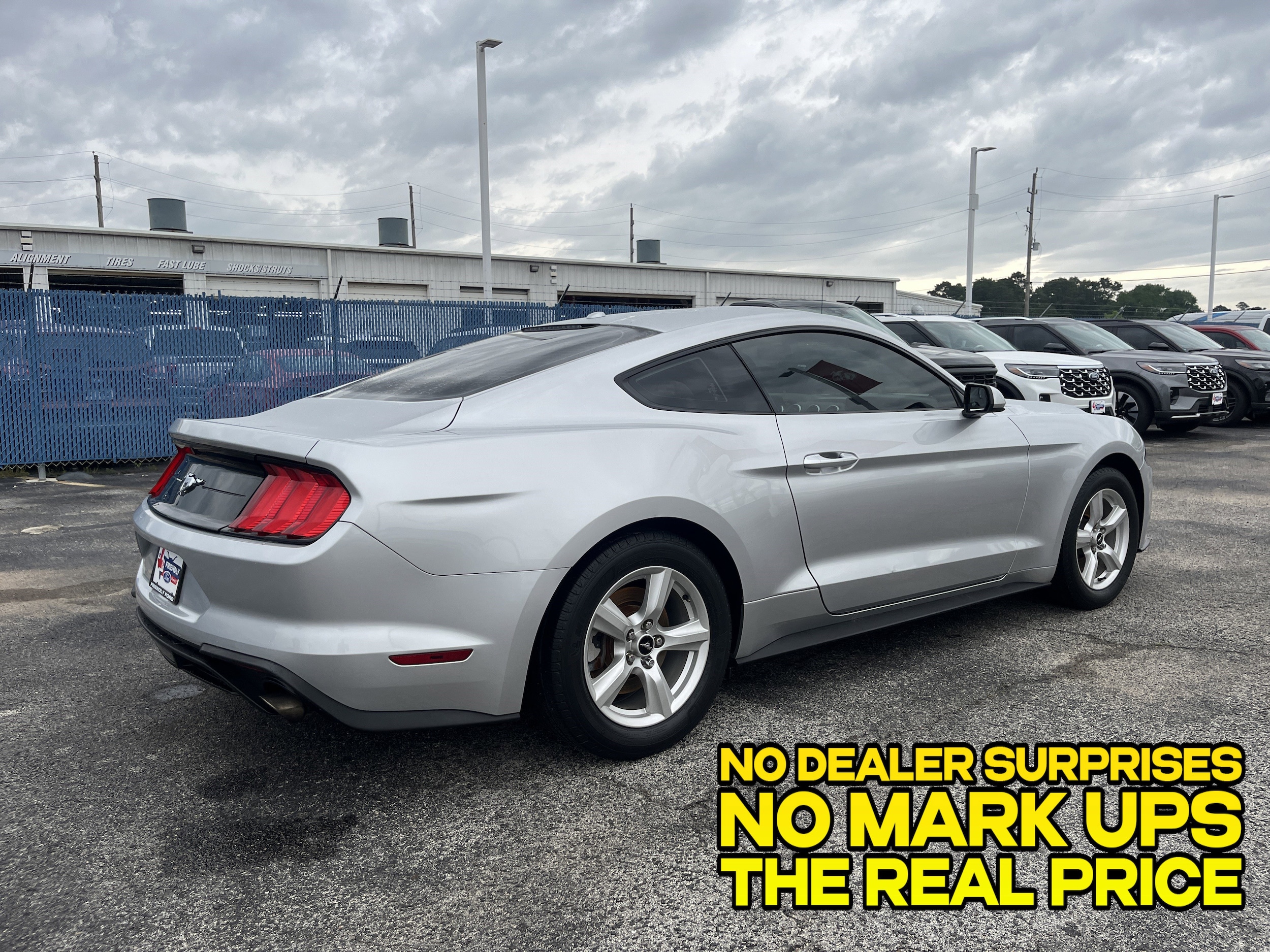 Used 2019 Ford Mustang EcoBoost with VIN 1FA6P8TH0K5123038 for sale in Crosby, TX