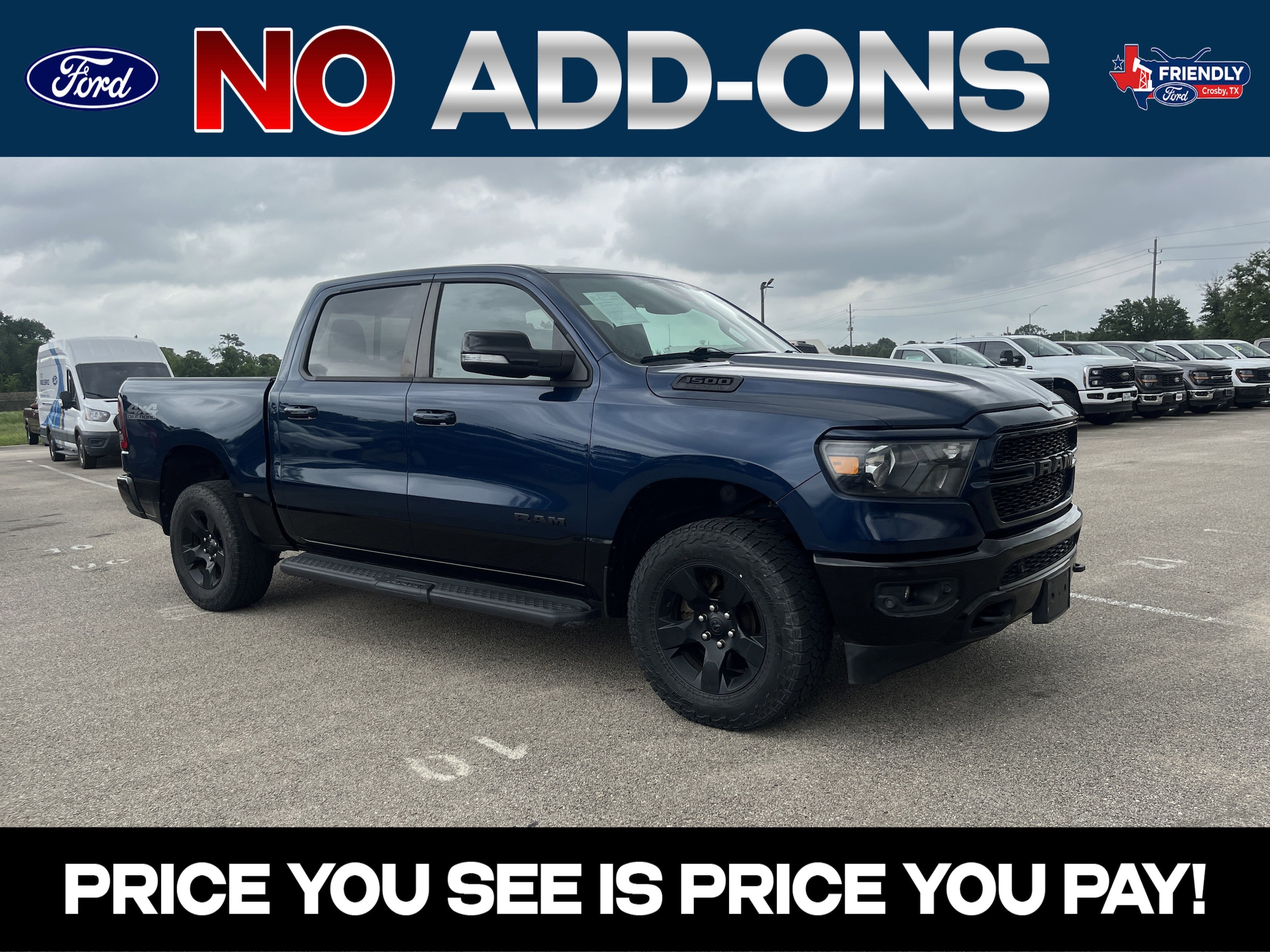 2022 RAM 1500 Big Horn/Lone Star 4x4 Crew Cab 5'7's photo