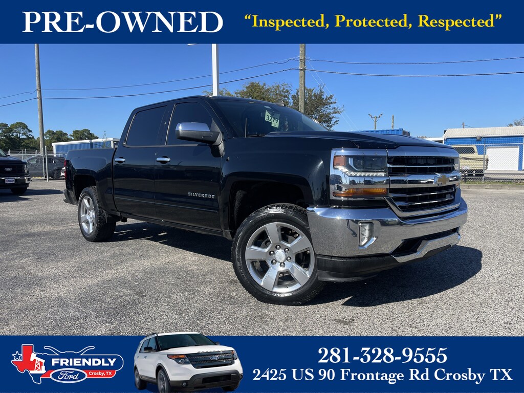 Used 2017 Chevrolet Silverado 1500 LT w/1LT Truck Crew Cab