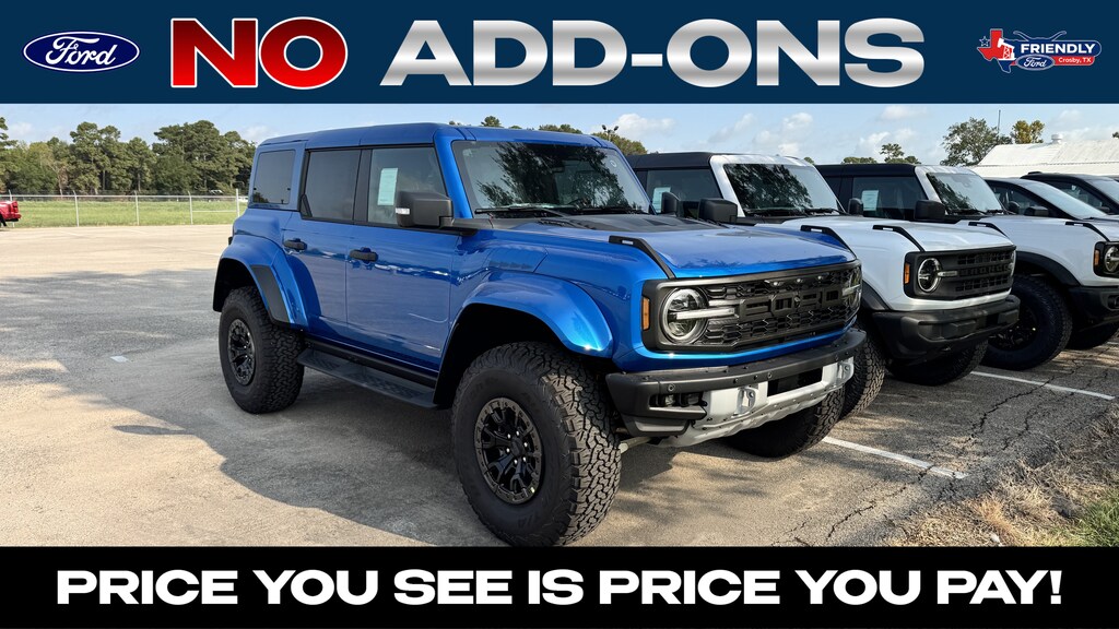 New 2026 Ford Bronco Raptor SUV