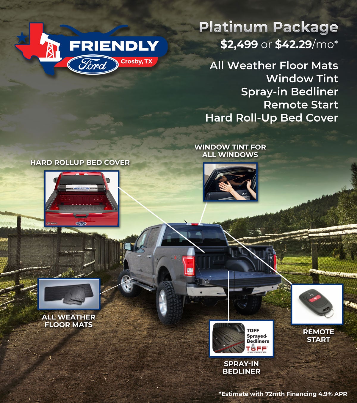 ACCESSORIES PACKAGES Friendly Ford of Crosby
