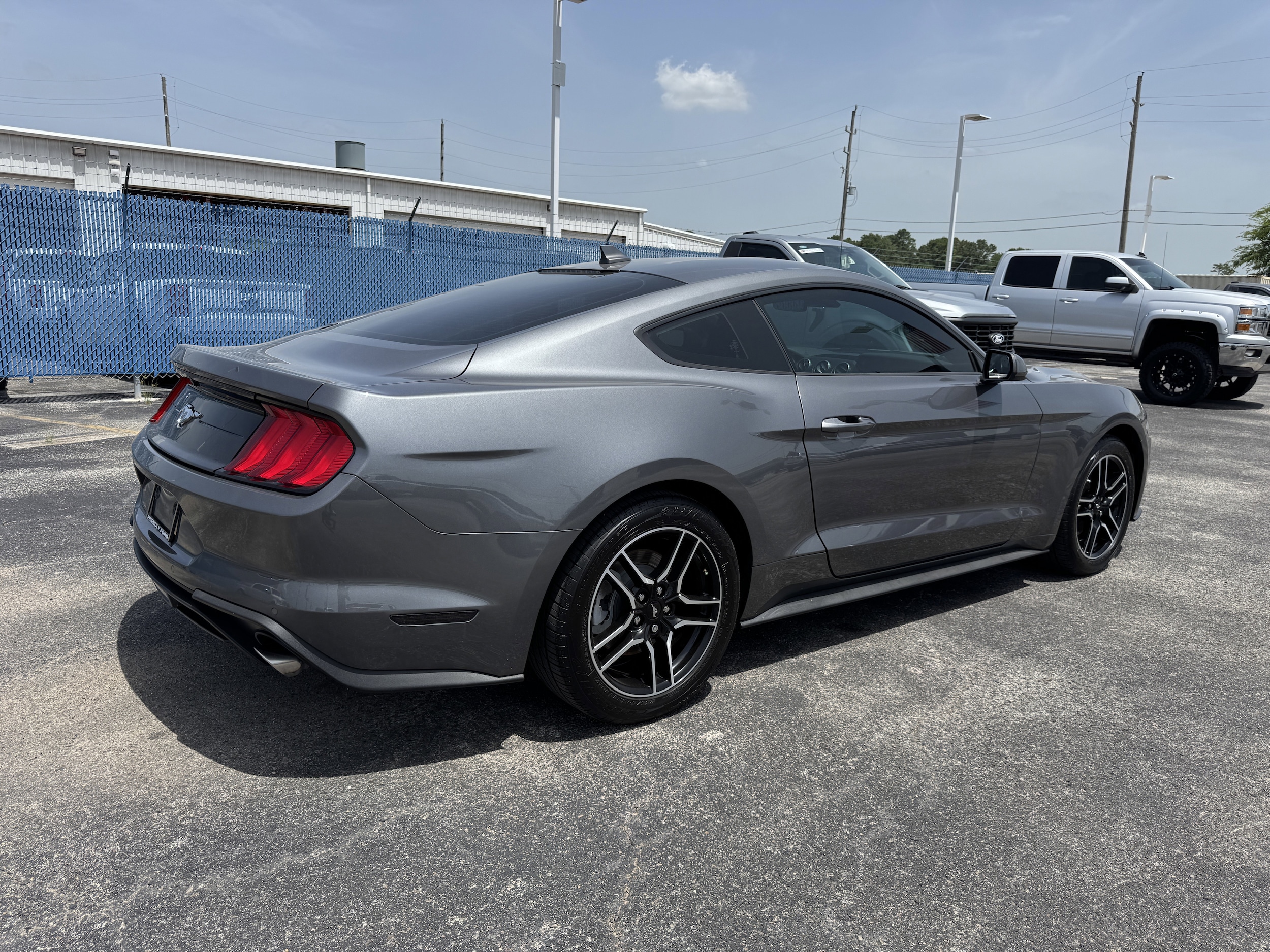 Used 2021 Ford Mustang EcoBoost with VIN 1FA6P8THXM5155112 for sale in Crosby, TX