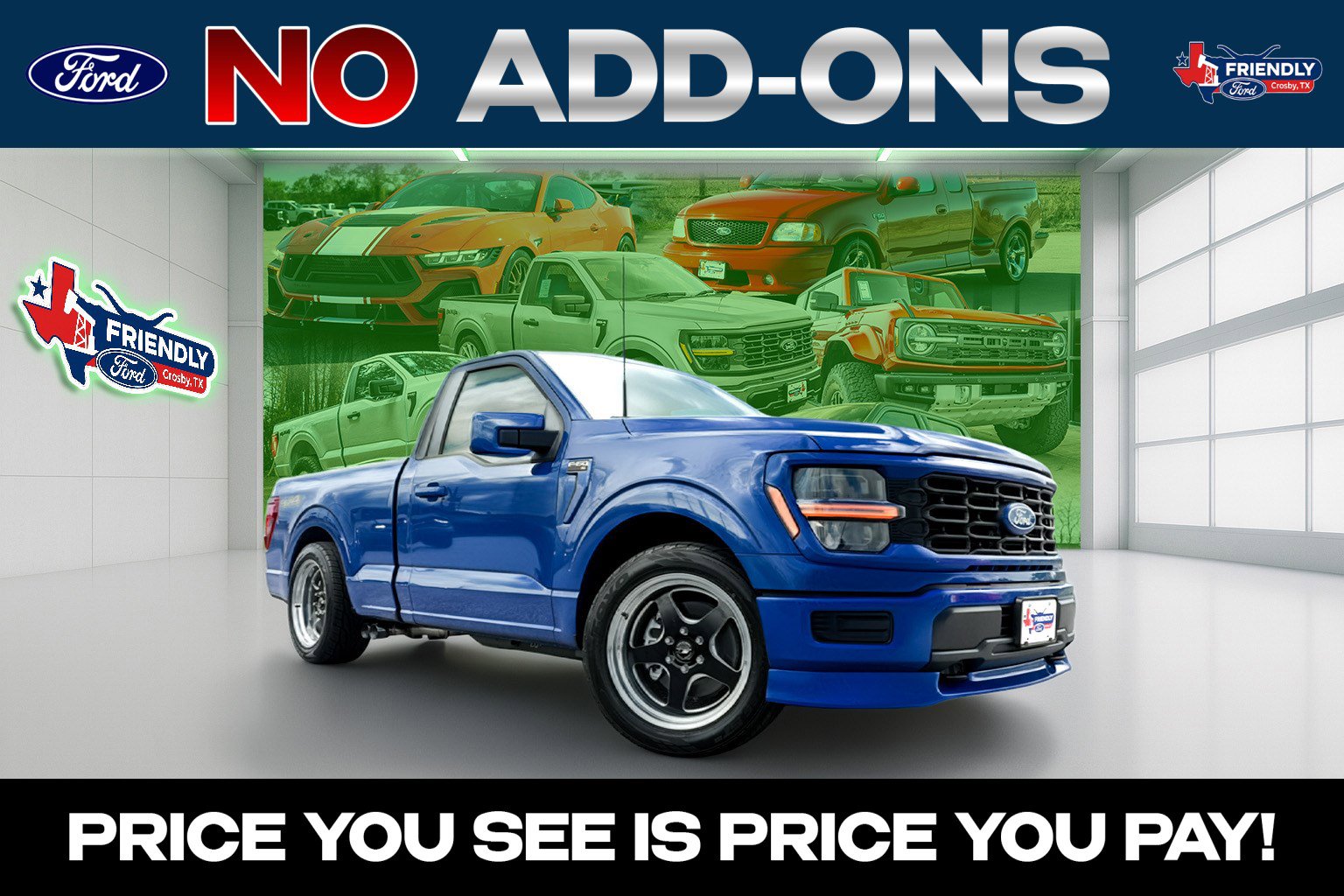 New 2025 Ford F-150 For Sale at Friendly Ford of Crosby | VIN