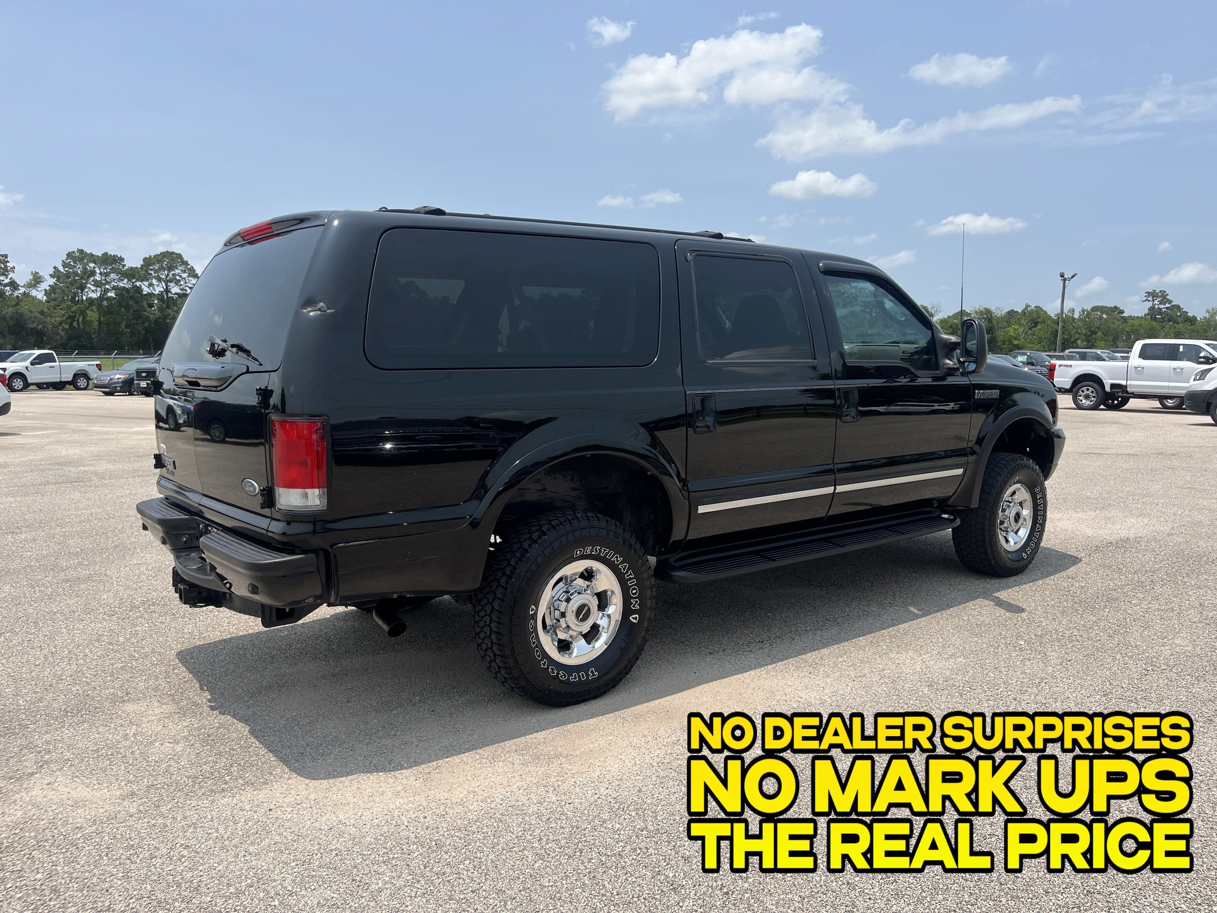 Used 2003 Ford Excursion Limited with VIN 1FMNU43S63EC96157 for sale in Crosby, TX