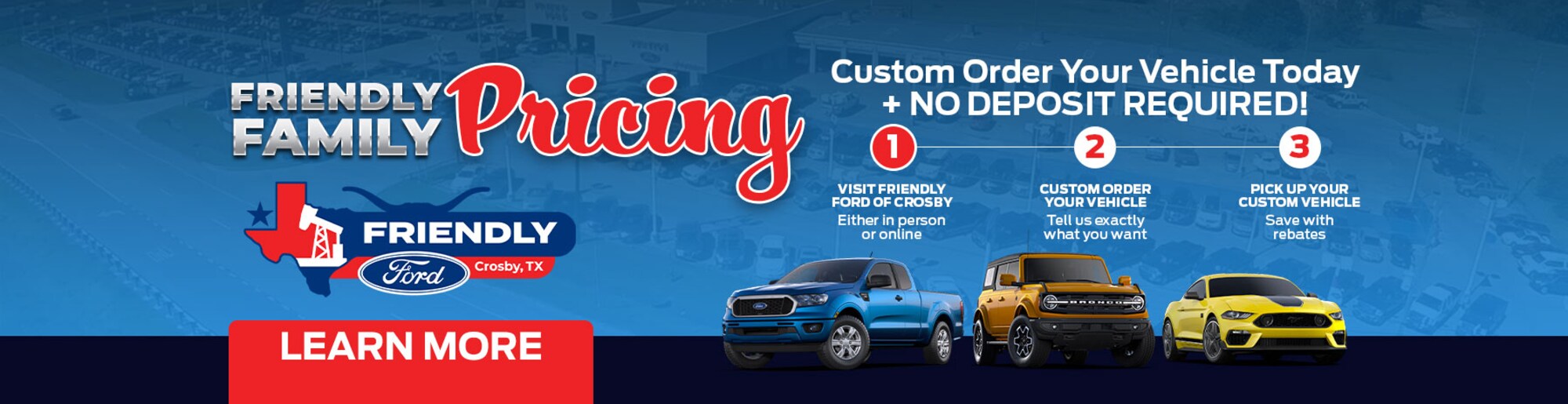 New Ford & Used Car Dealer in Crosby, TX Friendly Ford of Crosby