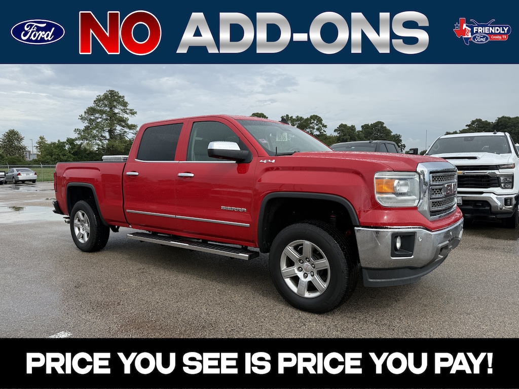 Used 2015 GMC Sierra 1500 SLT Truck Crew Cab