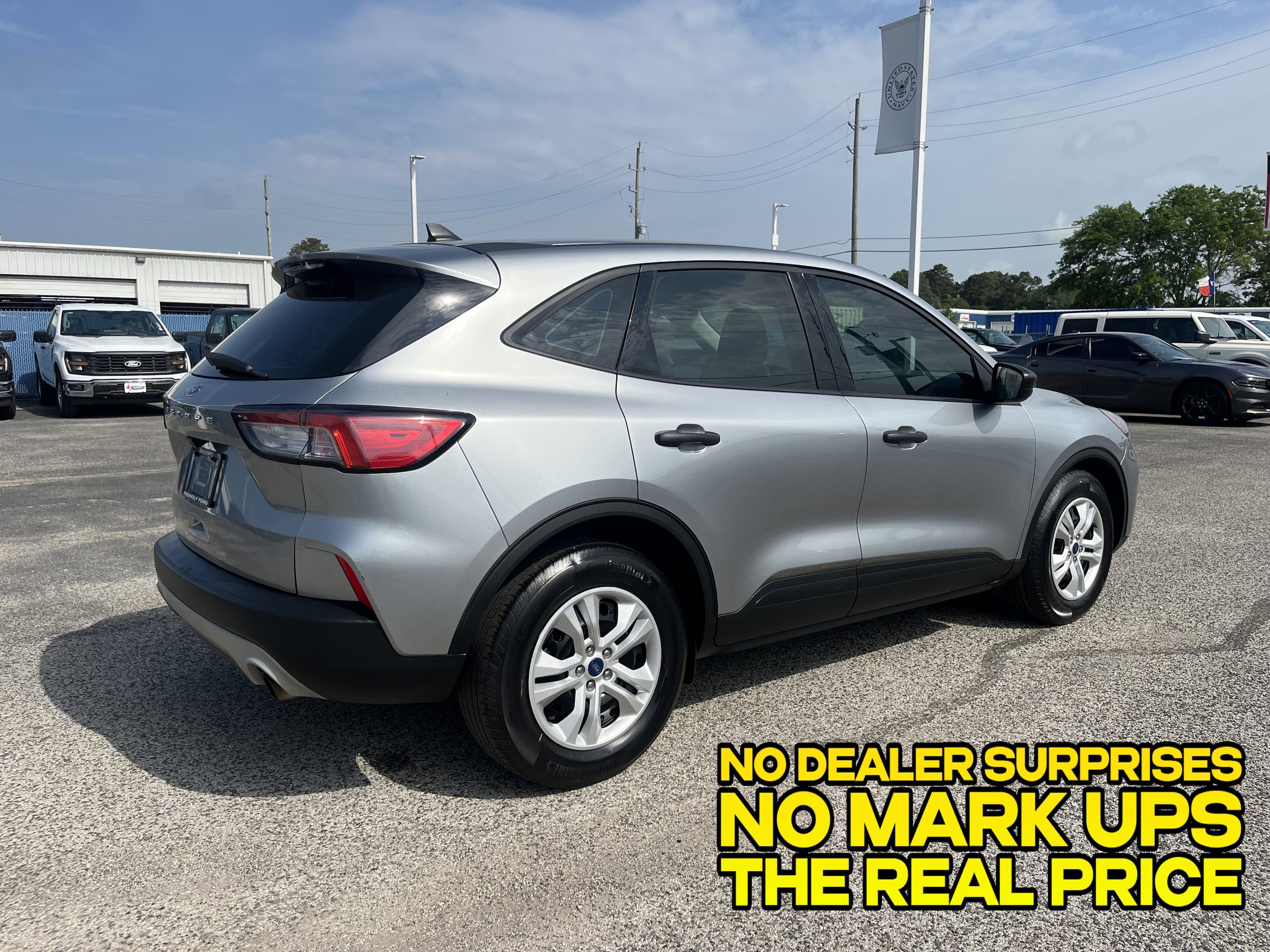 Used 2022 Ford Escape S with VIN 1FMCU0F6XNUB54126 for sale in Crosby, TX