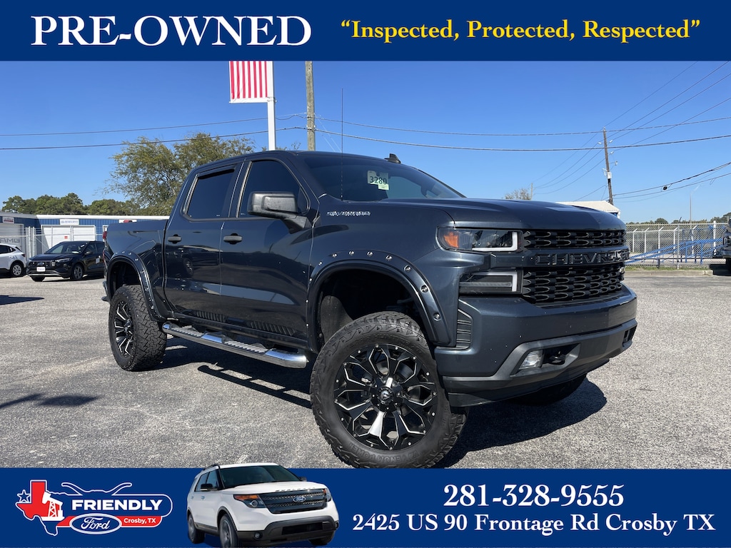 Used 2020 Chevrolet Silverado 1500 Silverado Custom Truck Crew Cab