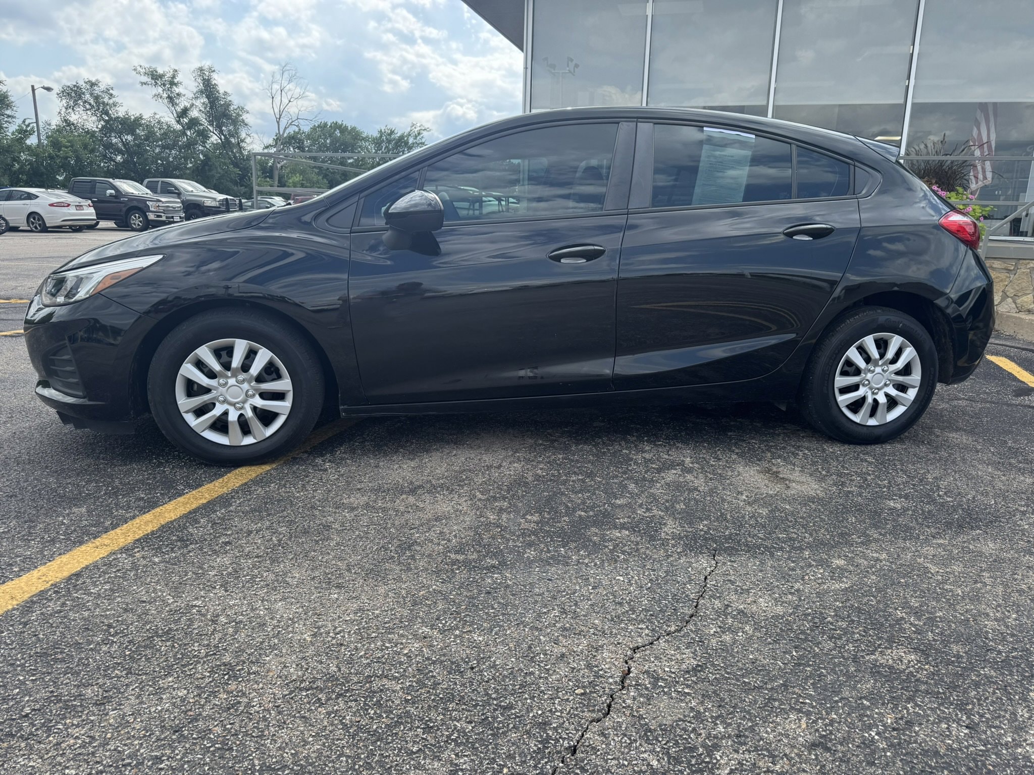 Used 2019 Chevrolet Cruze LS with VIN 3G1BC6SM5KS602545 for sale in Arkansas City, KS