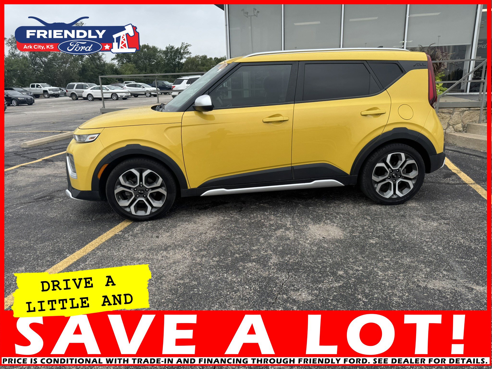 Used 2020 Kia Soul X-Line with VIN KNDJ23AU4L7117657 for sale in Arkansas City, KS