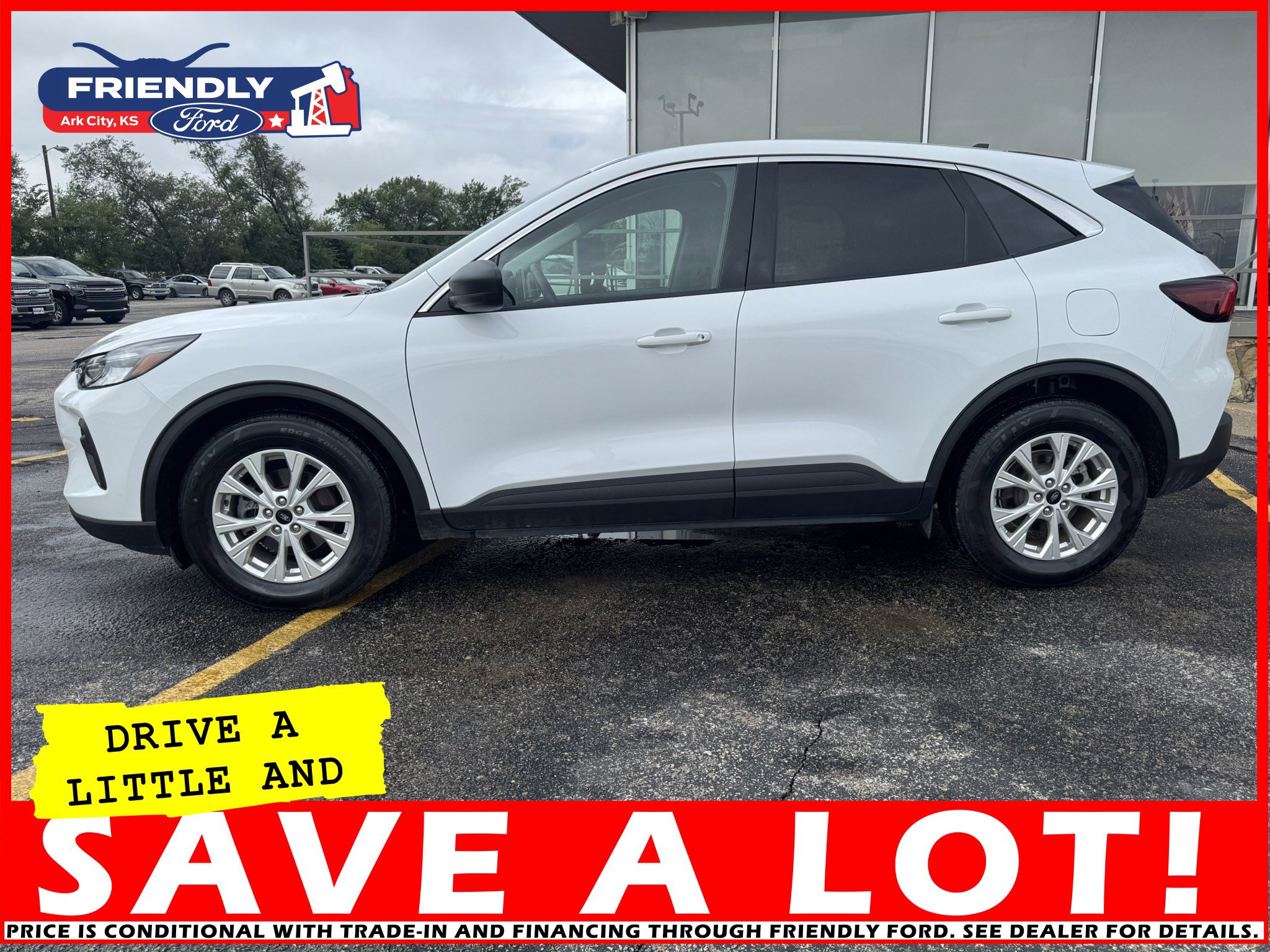 Used 2023 Ford Escape Active with VIN 1FMCU0GN1PUB18026 for sale in Arkansas City, KS
