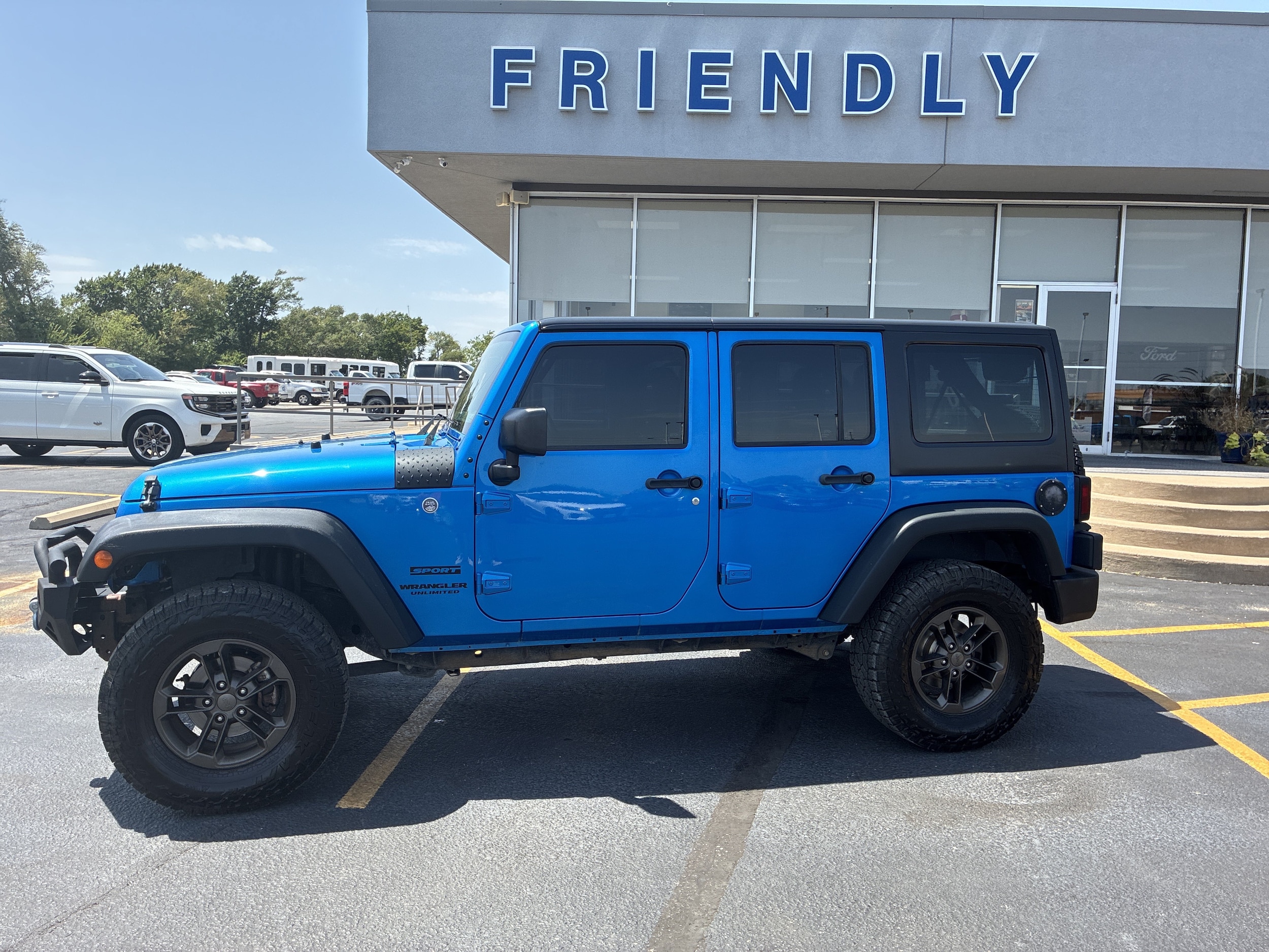 Used 2016 Jeep Wrangler Unlimited Sport with VIN 1C4BJWDG4GL274181 for sale in Arkansas City, KS