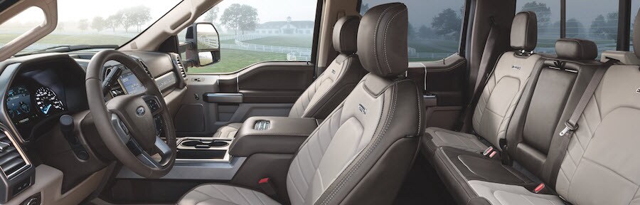 Ford F-250 Interior Space